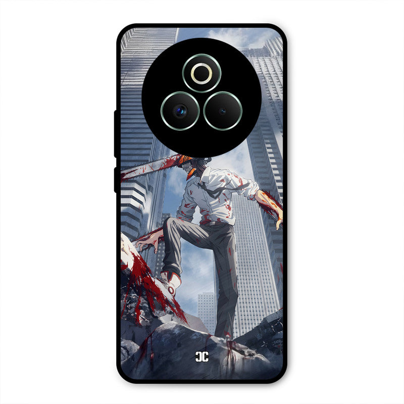 Denji Fighting Realme P3 Pro 5G Mobile Back Cover - Anime PrintShield Case