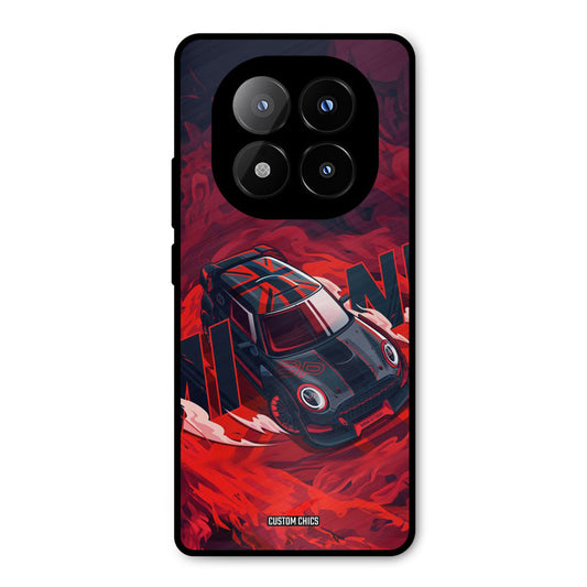 Red Black Cooper Redmi Note 14 Pro Plus 5G Mobile Back Cover - Car&Bike PrintShield Case