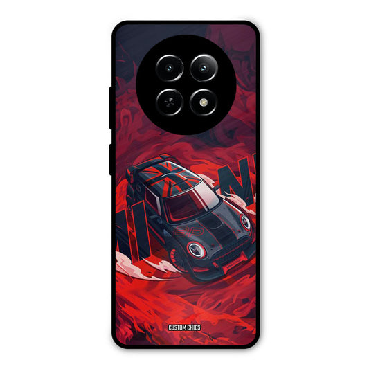 Red Black Cooper Realme Narzo N65 Mobile Back Cover - Car&Bike PrintShield Case