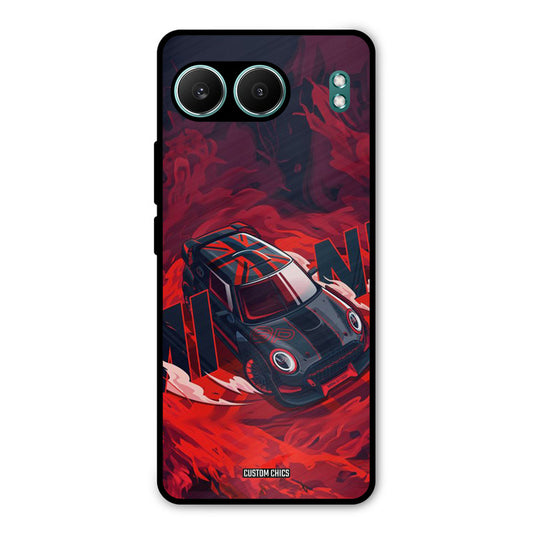 Red Black Cooper OnePlus Nord 4 Mobile Back Cover - Car&Bike PrintShield Case