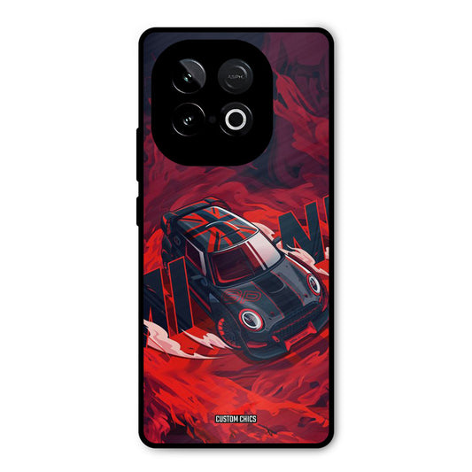 Red Black Cooper iQOO Neo 10 Mobile Back Cover - Car&Bike PrintShield Case