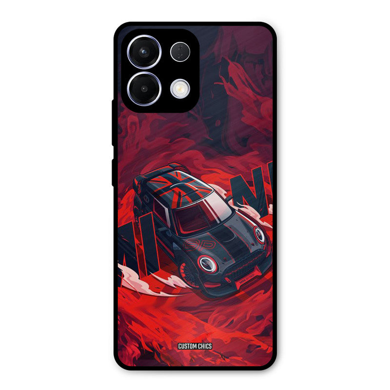 Red Black Cooper Oppo K13 5G Mobile Back Cover - Car&Bike PrintShield Case