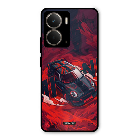 Red Black Cooper Realme P3 Mobile Back Cover - Car&Bike PrintShield Case