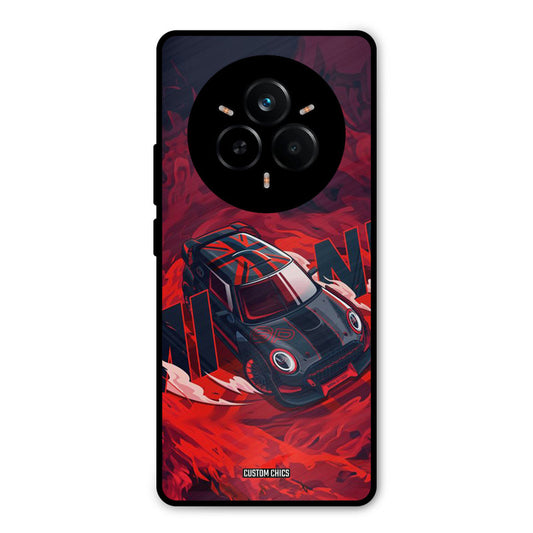 Red Black Cooper Realme 14 Pro Mobile Back Cover - Car&Bike PrintShield Case