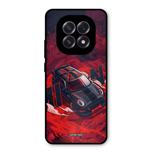 Red Black Cooper Oppo F29 Mobile Back Cover - Car&Bike PrintShield Case