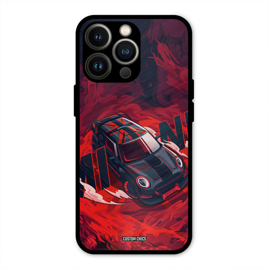 Red Black Cooper iPhone 13 Pro Mobile Back Cover - Car&Bike PrintShield Case