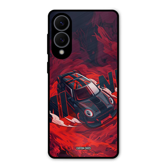 Red Black Cooper Samsung Galaxy S25 Edge Mobile Back Cover - Car&Bike PrintShield Case