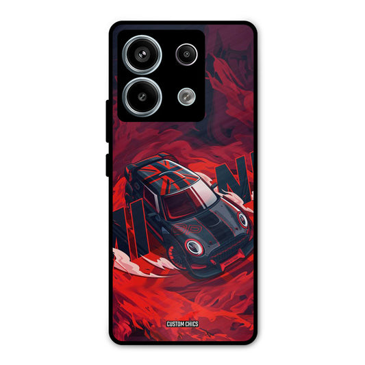 Red Black Cooper Redmi Note 13 Pro 5G Mobile Back Cover - Car&Bike PrintShield Case