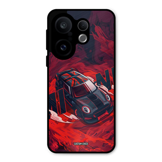 Red Black Cooper Vivo X200 FE Mobile Back Cover - Car&Bike PrintShield Case