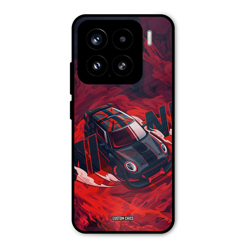 Red Black Cooper Xiaomi 15 5G Mobile Back Cover - Car&Bike PrintShield Case