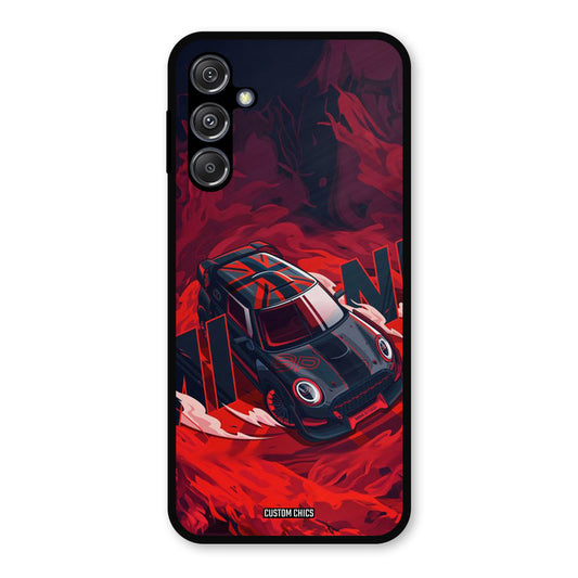 Red Black Cooper Samsung Galaxy M34 5G Mobile Back Cover - Car&Bike PrintShield Case