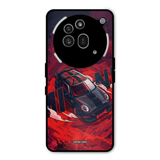 Red Black Cooper Nothing Phone 3A Pro Mobile Back Cover - Car&Bike PrintShield Case