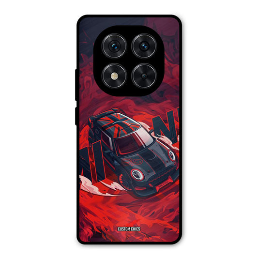 Red Black Cooper Redmi Note 14 Pro Mobile Back Cover - Car&Bike PrintShield Case