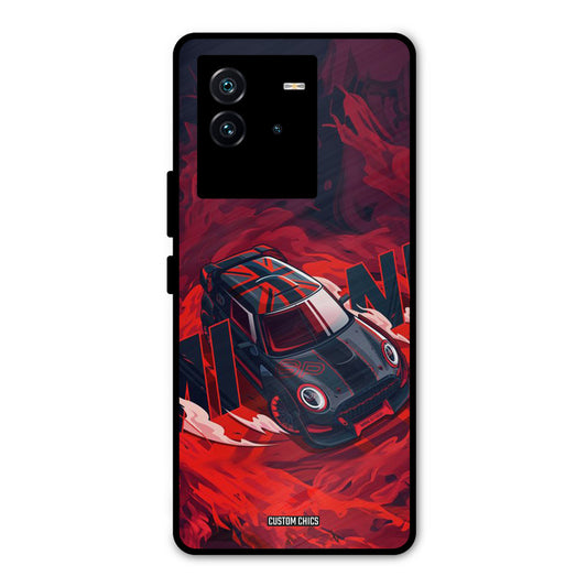 Red Black Cooper iQOO Neo 6 5G Mobile Back Cover - Car&Bike PrintShield Case