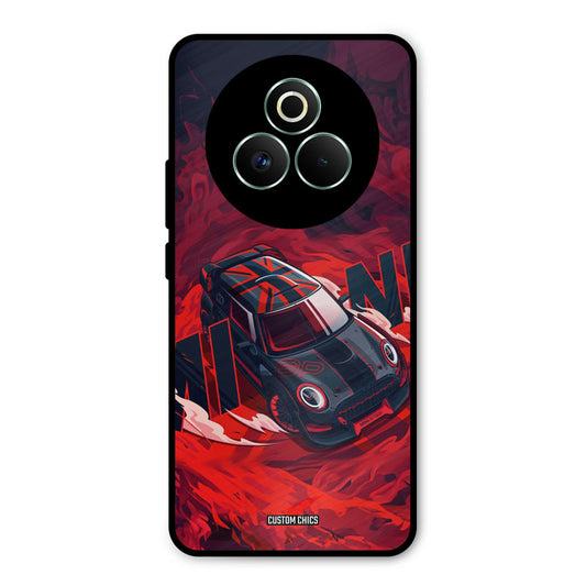 Red Black Cooper Realme P3 Pro 5G Mobile Back Cover - Car&Bike PrintShield Case