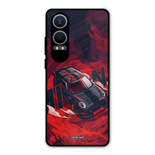 Red Black Cooper Oneplus Nord CE4 Lite Mobile Back Cover - Car&Bike PrintShield Case