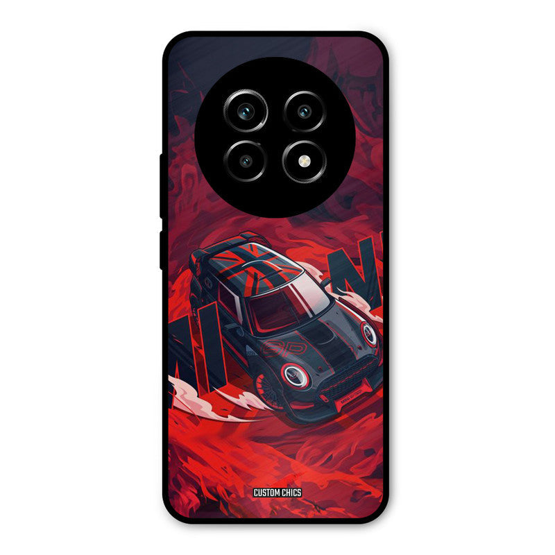 Red Black Cooper Realme 14 Pro lite Mobile Back Cover - Car&Bike PrintShield Case