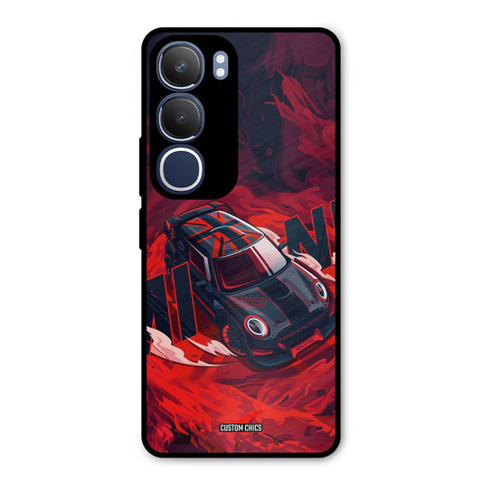 Red Black Cooper Vivo Y29 Mobile Back Cover - Car&Bike PrintShield Case