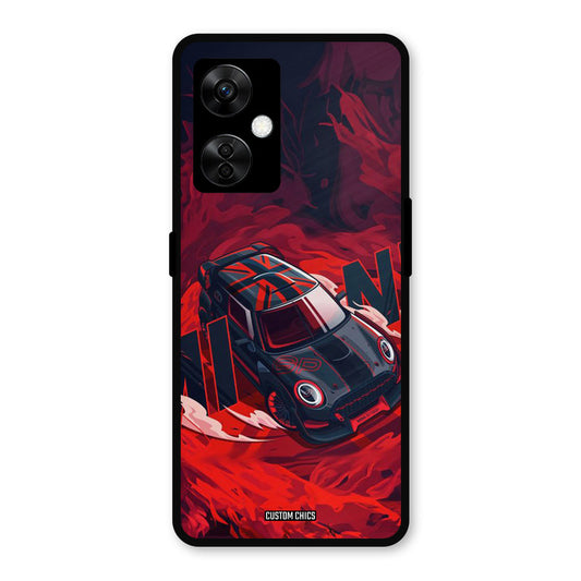 Red Black Cooper OnePlus Nord CE 3 Lite Mobile Back Cover - Car&Bike PrintShield Case