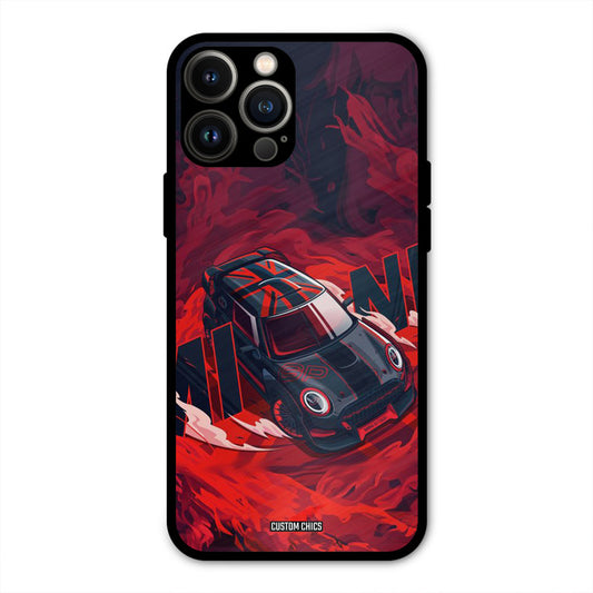 Red Black Cooper iPhone 13 Pro Max Mobile Back Cover - Car&Bike PrintShield Case