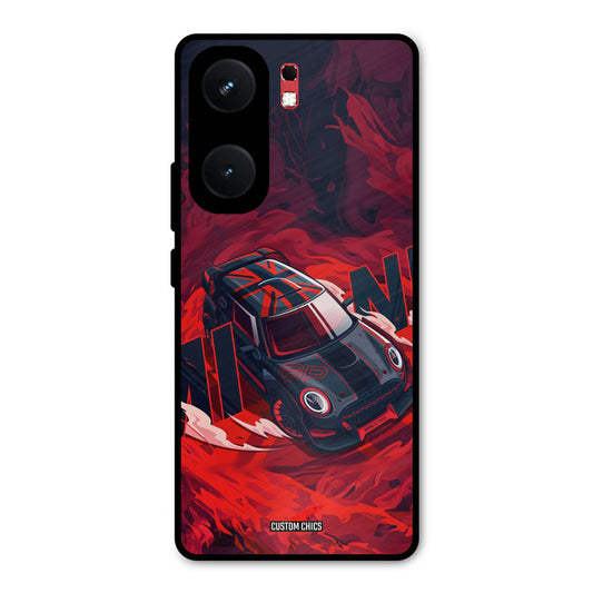 Red Black Cooper iQOO Neo 9 Pro Mobile Back Cover - Car&Bike PrintShield Case