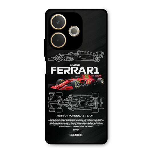 Red Formula Car Oppo A5 Pro Mobile Back Cover - Car&Bike PrintShield Case