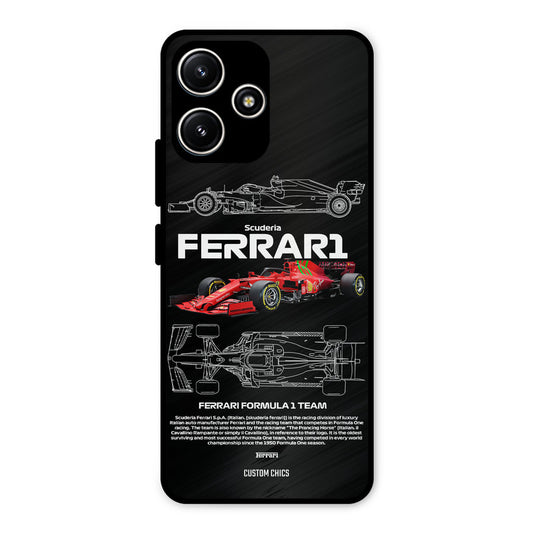 Red Formula Car Redmi 12 5G Mobile Back Cover - Car&Bike PrintShield Case