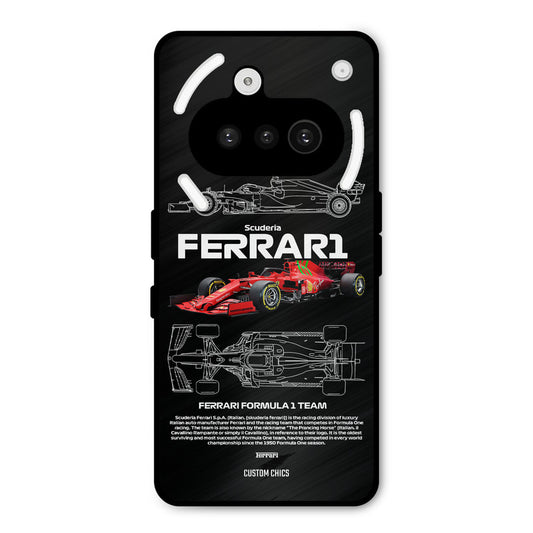 Red Formula Car Nothing Phone 3A Mobile Back Cover - Car&Bike PrintShield Case