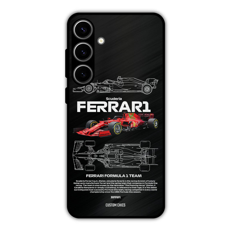 Red Formula Car Samsung Galaxy S24 Plus Mobile Back Cover - Car&Bike PrintShield Case