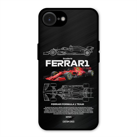 Red Formula Car iPhone 16e Mobile Back Cover - Car&Bike PrintShield Case