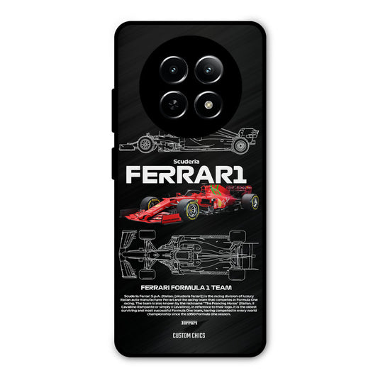 Red Formula Car Realme Narzo N65 Mobile Back Cover - Car&Bike PrintShield Case