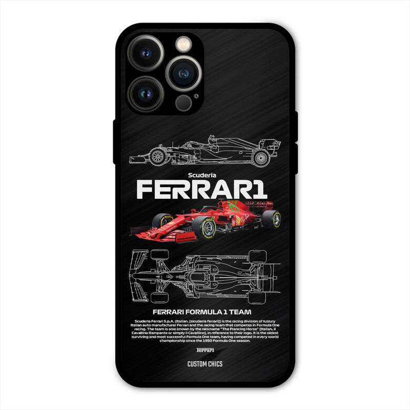 Red Formula Car iPhone 13 Pro Max Mobile Back Cover - Car&Bike PrintShield Case