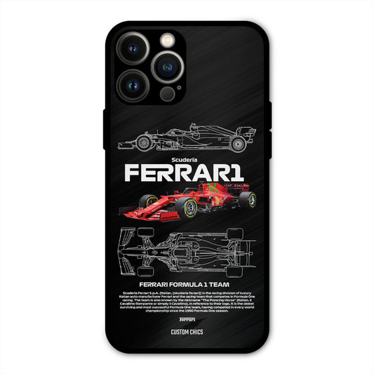 Red Formula Car iPhone 13 Pro Max Mobile Back Cover - Car&Bike PrintShield Case