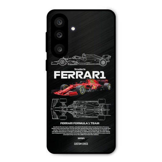 Red Formula Car Samsung Galaxy M56 Mobile Back Cover - Car&Bike PrintShield Case