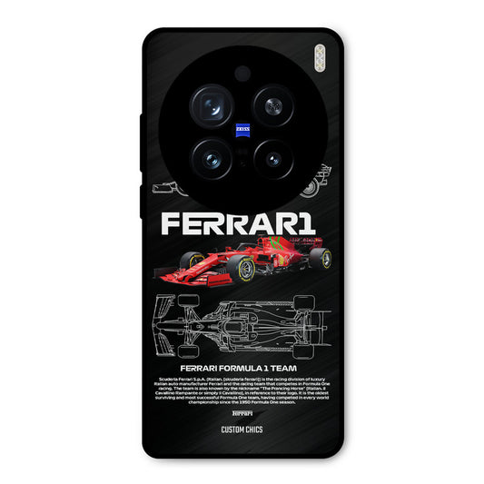 Red Formula Car Vivo X200 Pro Mobile Back Cover - Car&Bike PrintShield Case