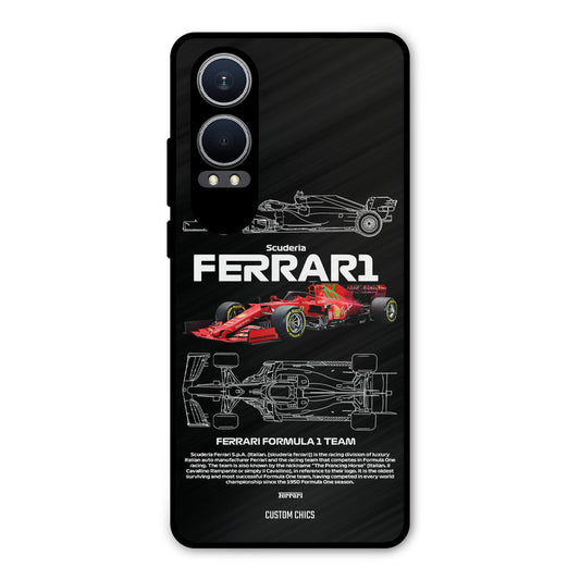 Red Formula Car Oneplus Nord CE4 Lite Mobile Back Cover - Car&Bike PrintShield Case