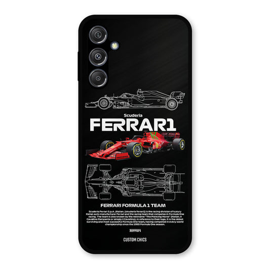 Red Formula Car Samsung Galaxy M34 5G Mobile Back Cover - Car&Bike PrintShield Case