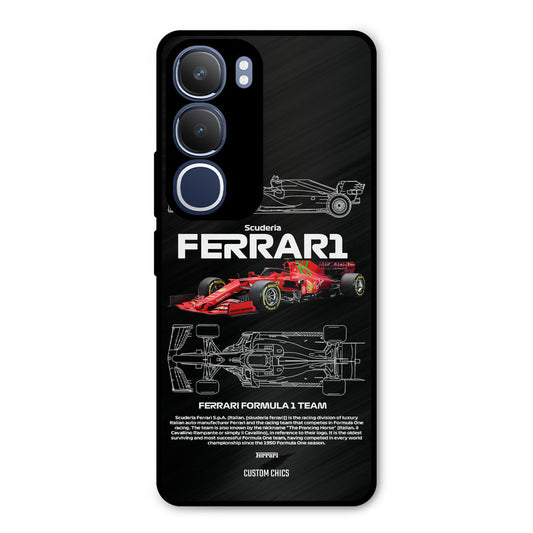 Red Formula Car Vivo Y29 Mobile Back Cover - Car&Bike PrintShield Case