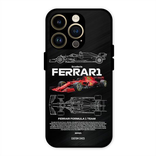 Red Formula Car iPhone 14 Pro Mobile Back Cover - Car&Bike PrintShield Case