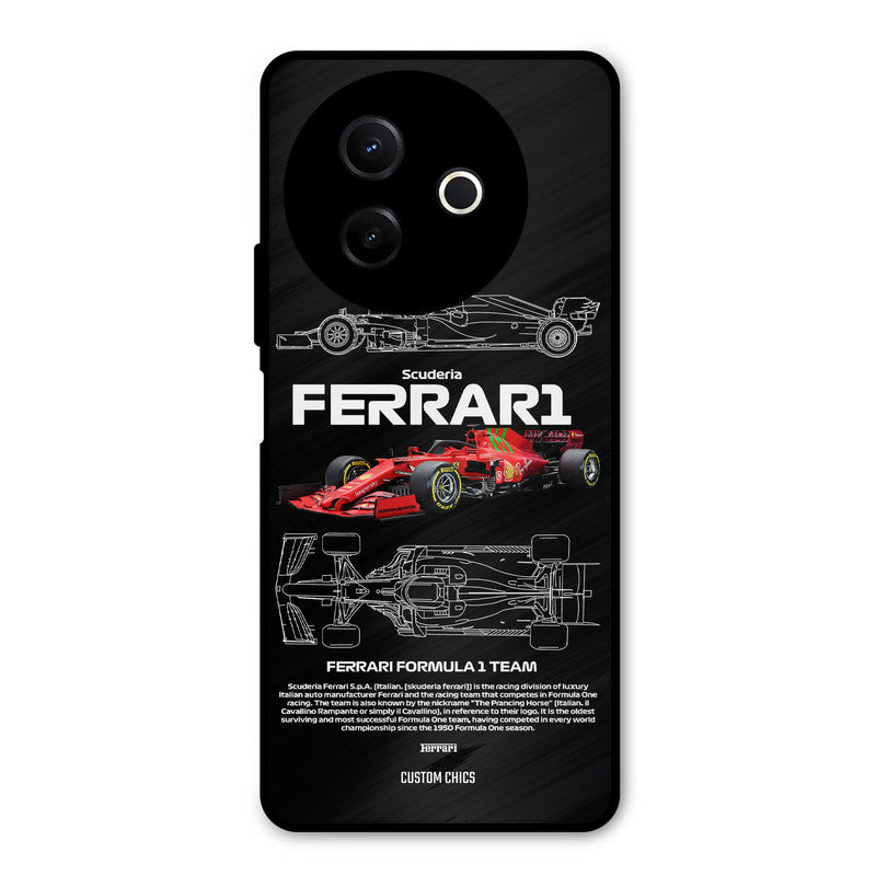 Red Formula Car Vivo Y39 Mobile Back Cover - Car&Bike PrintShield Case