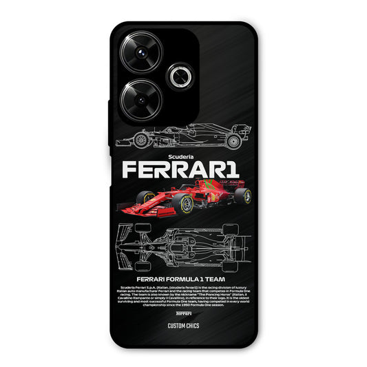 Red Formula Car Redmi 13 5G Mobile Back Cover - Car&Bike PrintShield Case