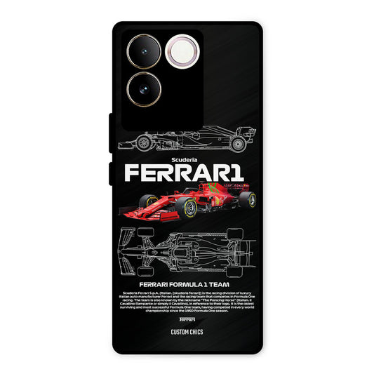 Red Formula Car iQOO Z7 Pro Mobile Back Cover - Car&Bike PrintShield Case