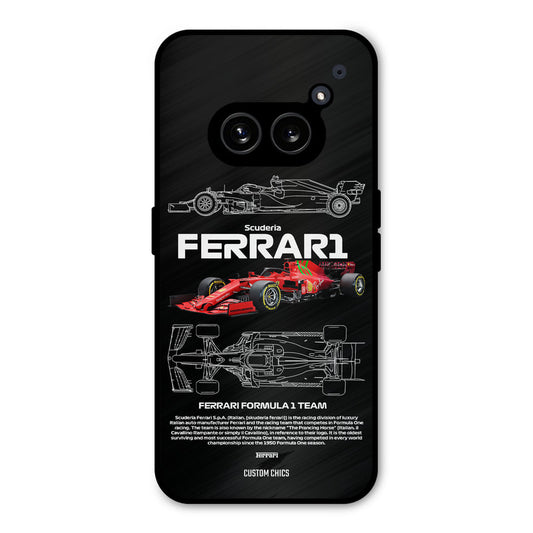 Red Formula Car Nothing Phone 2a Mobile Back Cover - Car&Bike PrintShield Case
