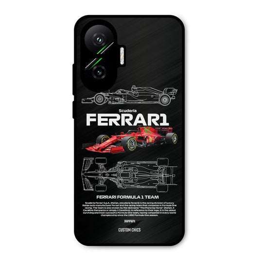 Red Formula Car Poco F7 5G Mobile Back Cover - Car&Bike PrintShield Case