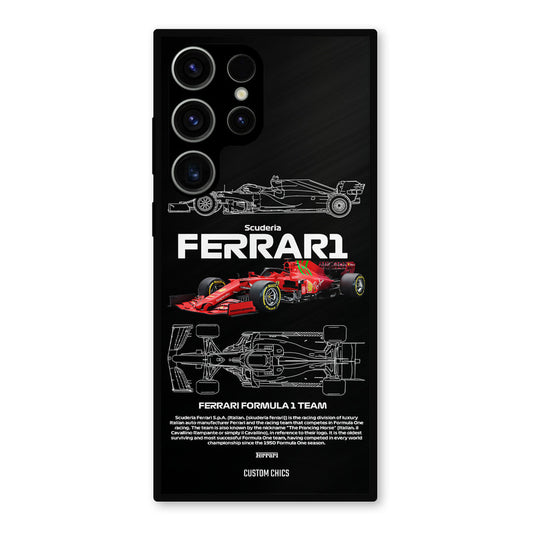 Red Formula Car Samsung Galaxy S23 Ultra Mobile Back Cover - Car&Bike PrintShield Case