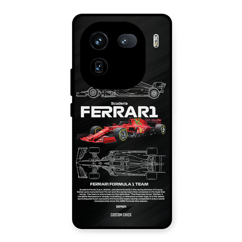 Red Formula Car iQOO 12 Mobile Back Cover - Car&Bike PrintShield Case