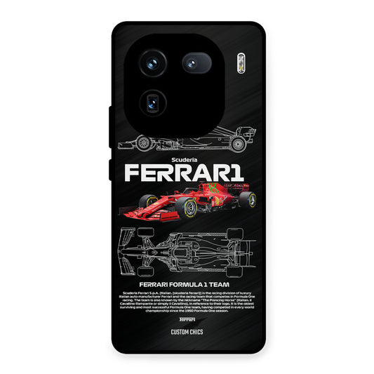 Red Formula Car iQOO 12 Mobile Back Cover - Car&Bike PrintShield Case