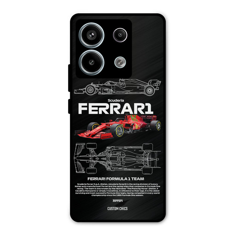Red Formula Car Redmi Note 13 Pro 5G Mobile Back Cover - Car&Bike PrintShield Case