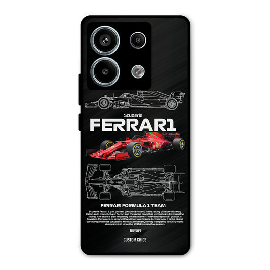 Red Formula Car Redmi Note 13 Pro 5G Mobile Back Cover - Car&Bike PrintShield Case