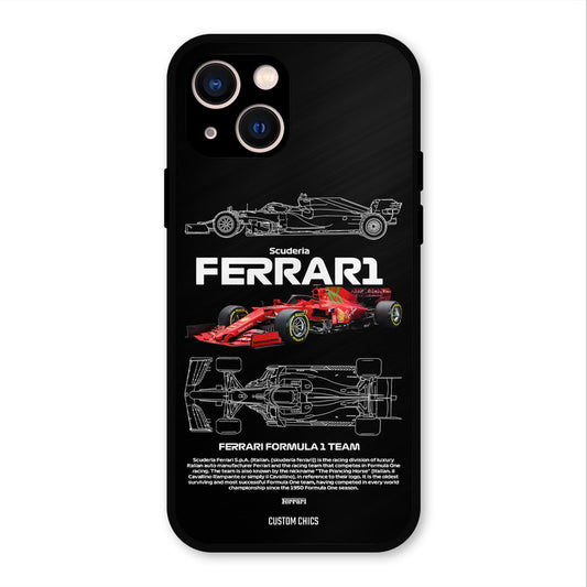 Red Formula Car iPhone 13 Mobile Back Cover - Car&Bike PrintShield Case